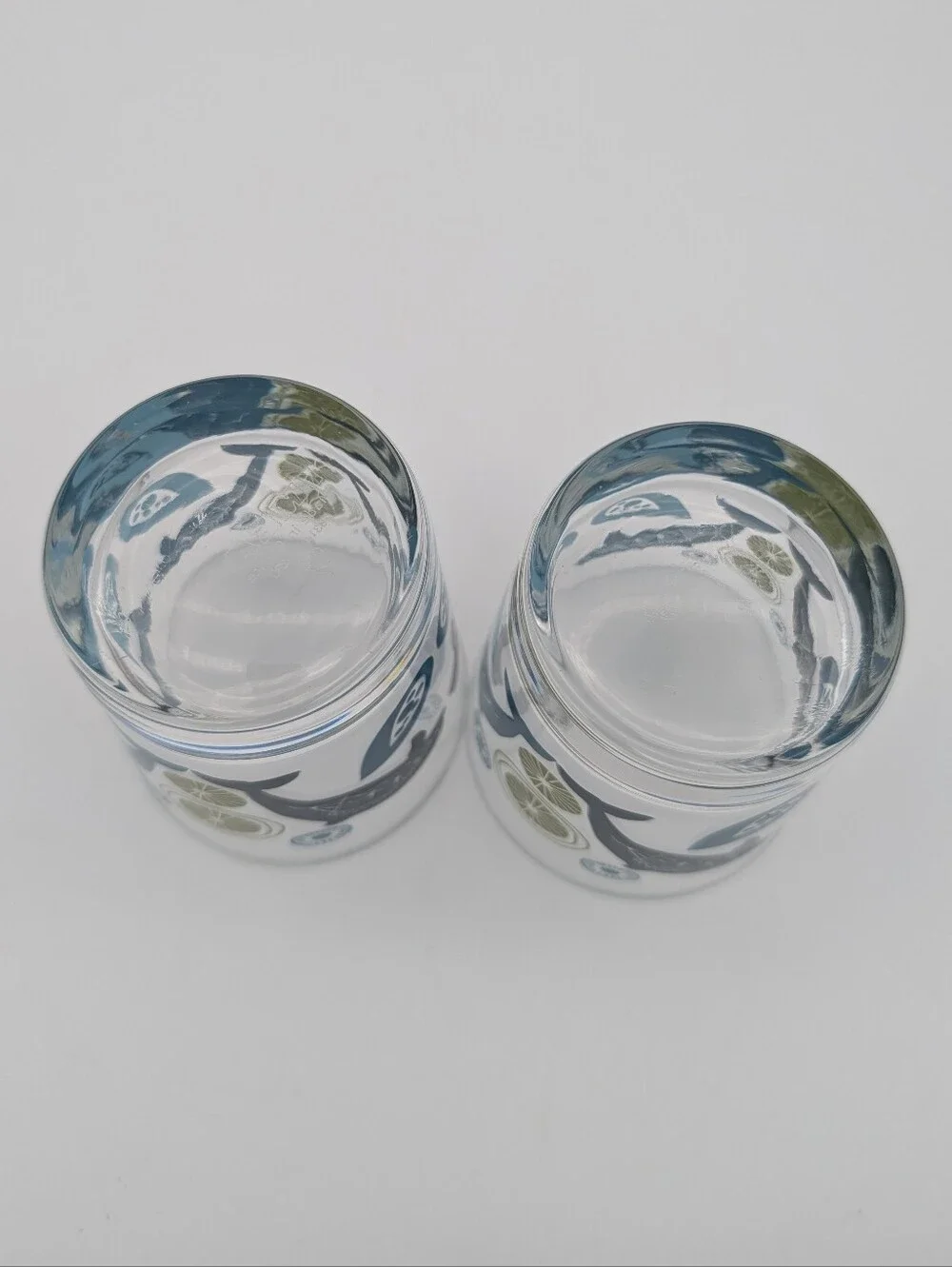 Vintage Ikea Lowball Glass Tumblers - Set of 2